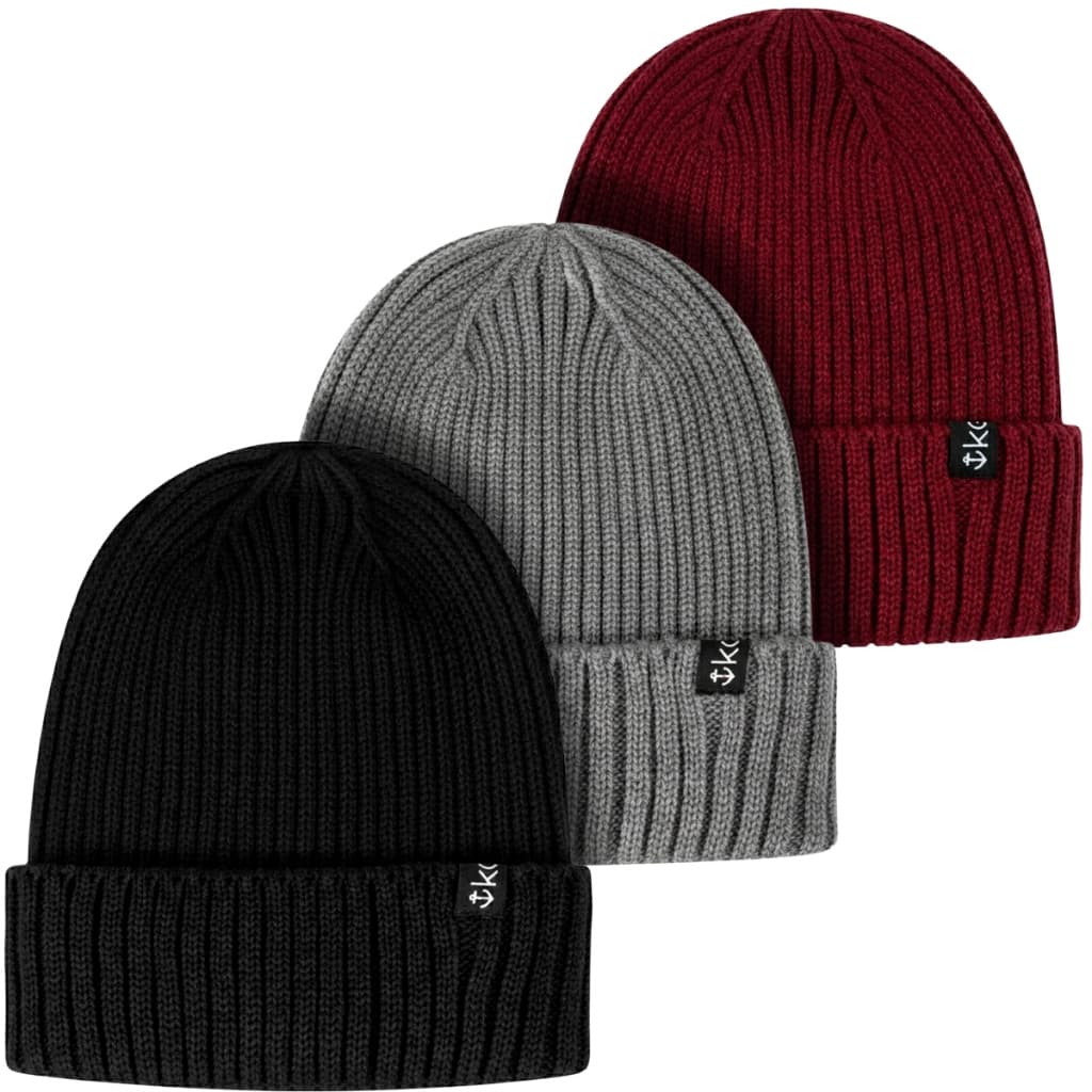 Kit 03 Gorro Aquecedor de Cabeça Cobre Orelha Dobrável Kouk Authentic Costura Reforçada Tamanho G