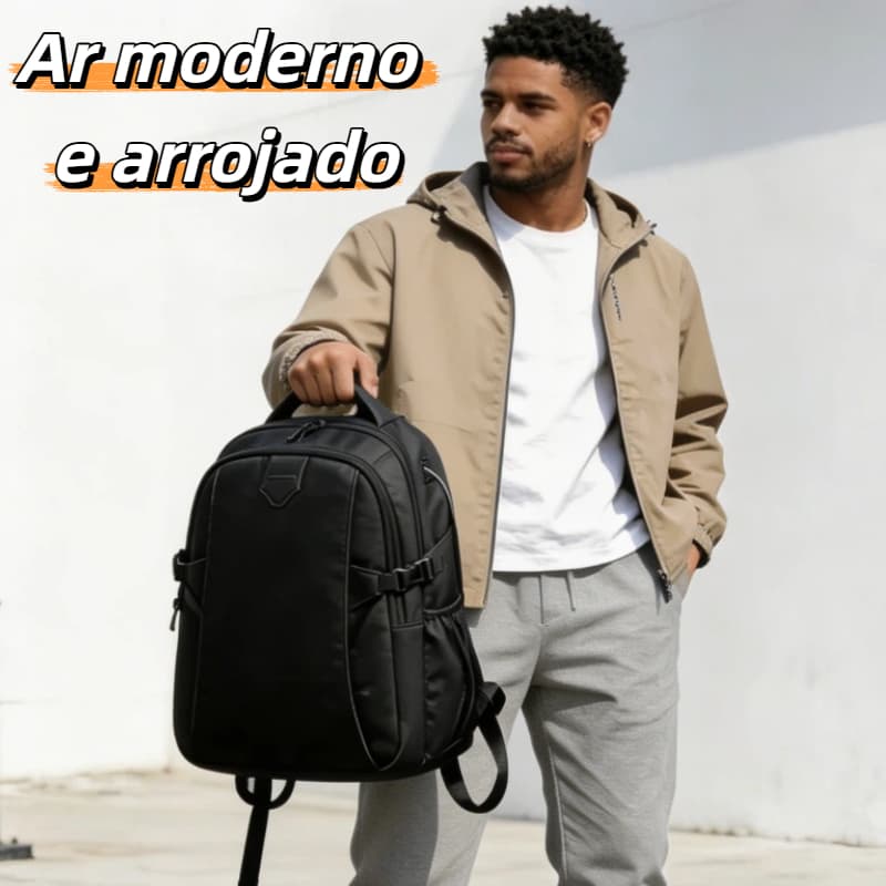 Mochila executiva Estilosa e sofisticada Mochila escolar Grande capacidade Mochila para deslocamento diário