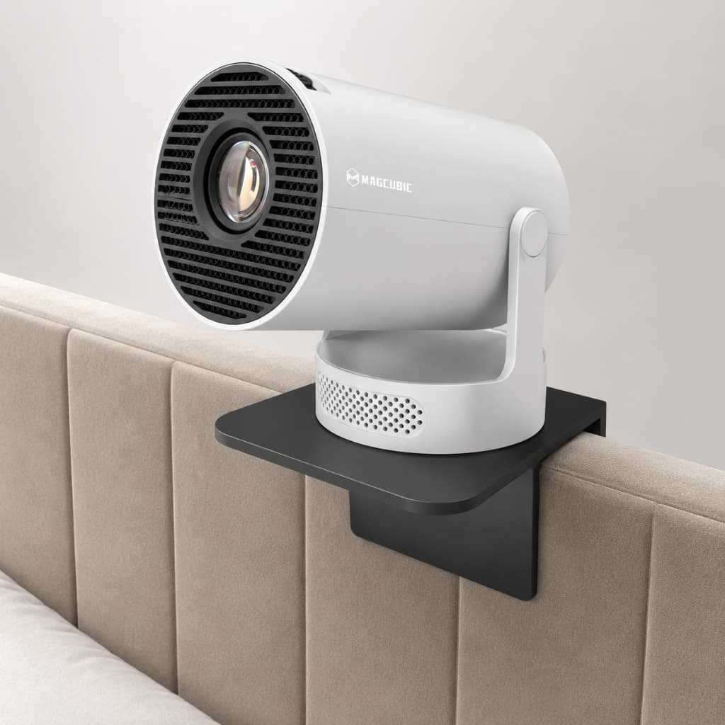 Suporte para Cama Projetor HY300, Prateleira de Apoio para Cabeceira, Mini Projetor Portátil