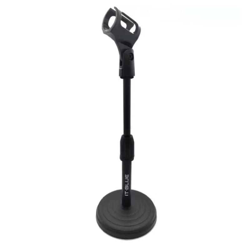 Pedestal Compacto De Mesa Para Microfone Universal Para Streaming E Lives