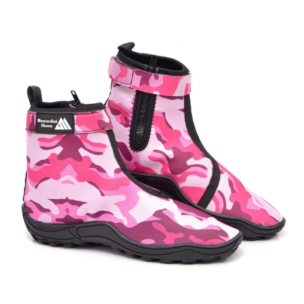 Bota Aquatica De Neoprene Cano Curto Antiderrapante Unissex Ziper Protetor Pescaria Trilha