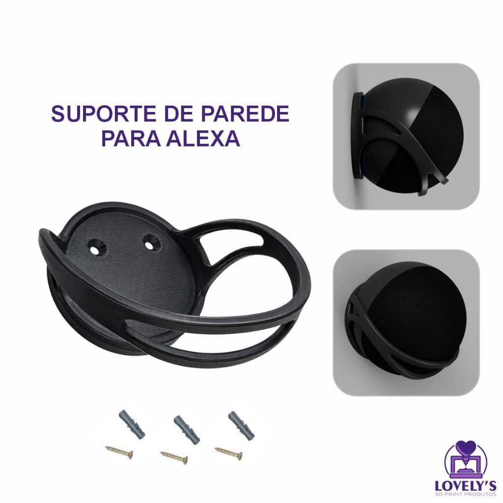Suporte de Parede para Alexa Echo Dot 4ª e 5ª Geração – Organização e Praticidade