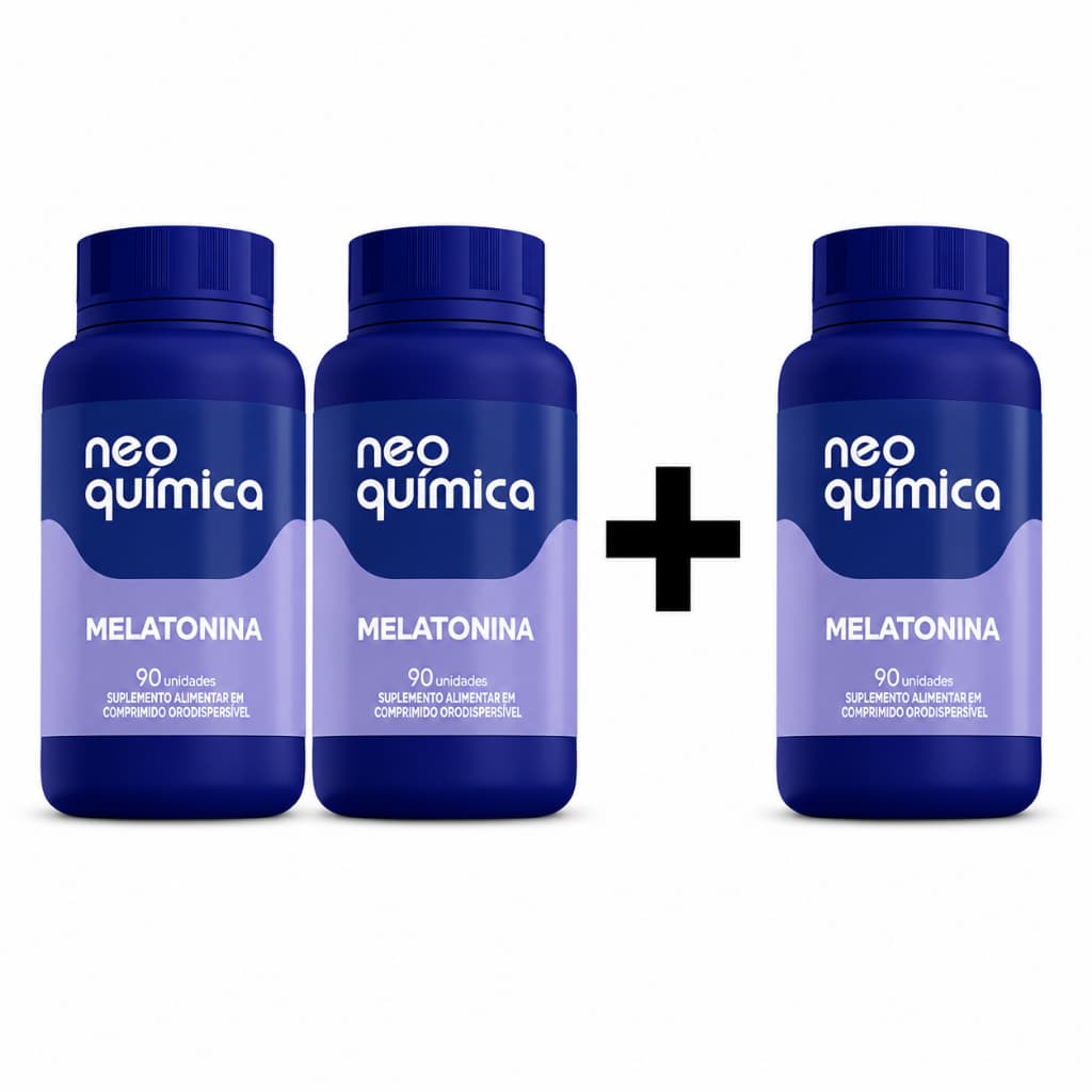 Compre 2 Ganhe 1 Neo Quimica Melatonina 90 Comprimidos