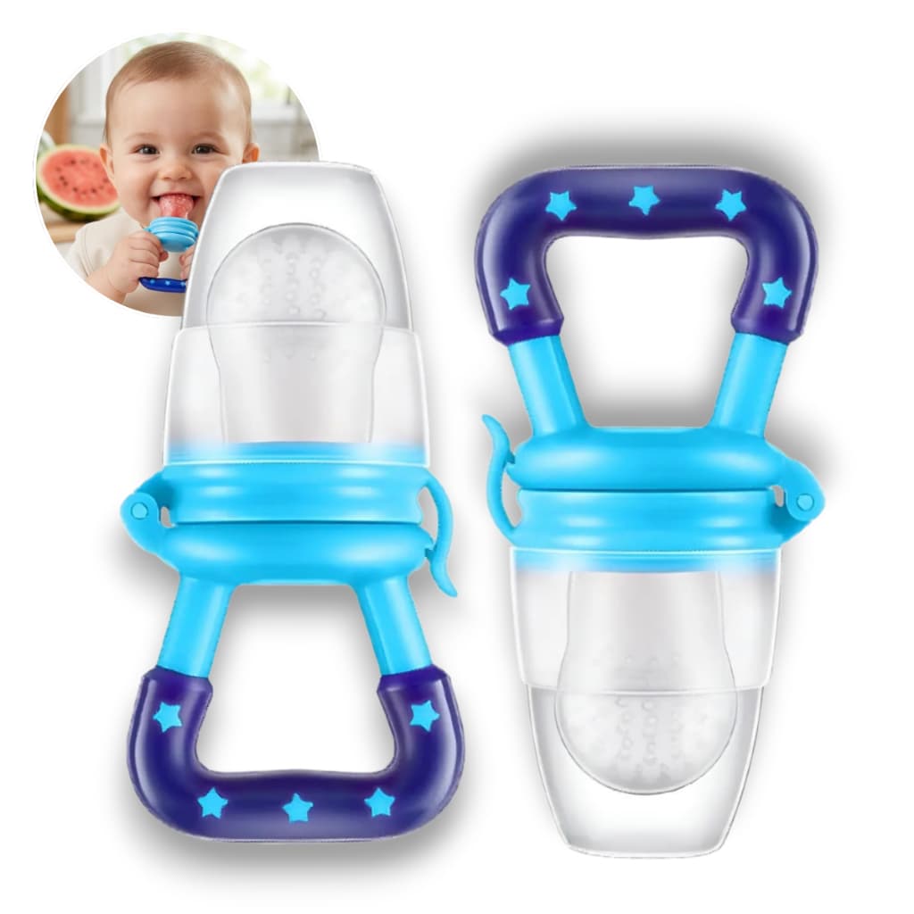 Kit 2 Und Chupetas Alimentadoras Introducao Papinha Alimentar Infantil Bebes Frutas Legumes