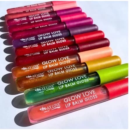 Gloss Glow Lip Oil Candy Max Love com Hidratação