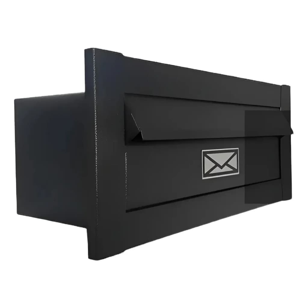 Caixa De Correio Carta  Para Muro Aço Inox