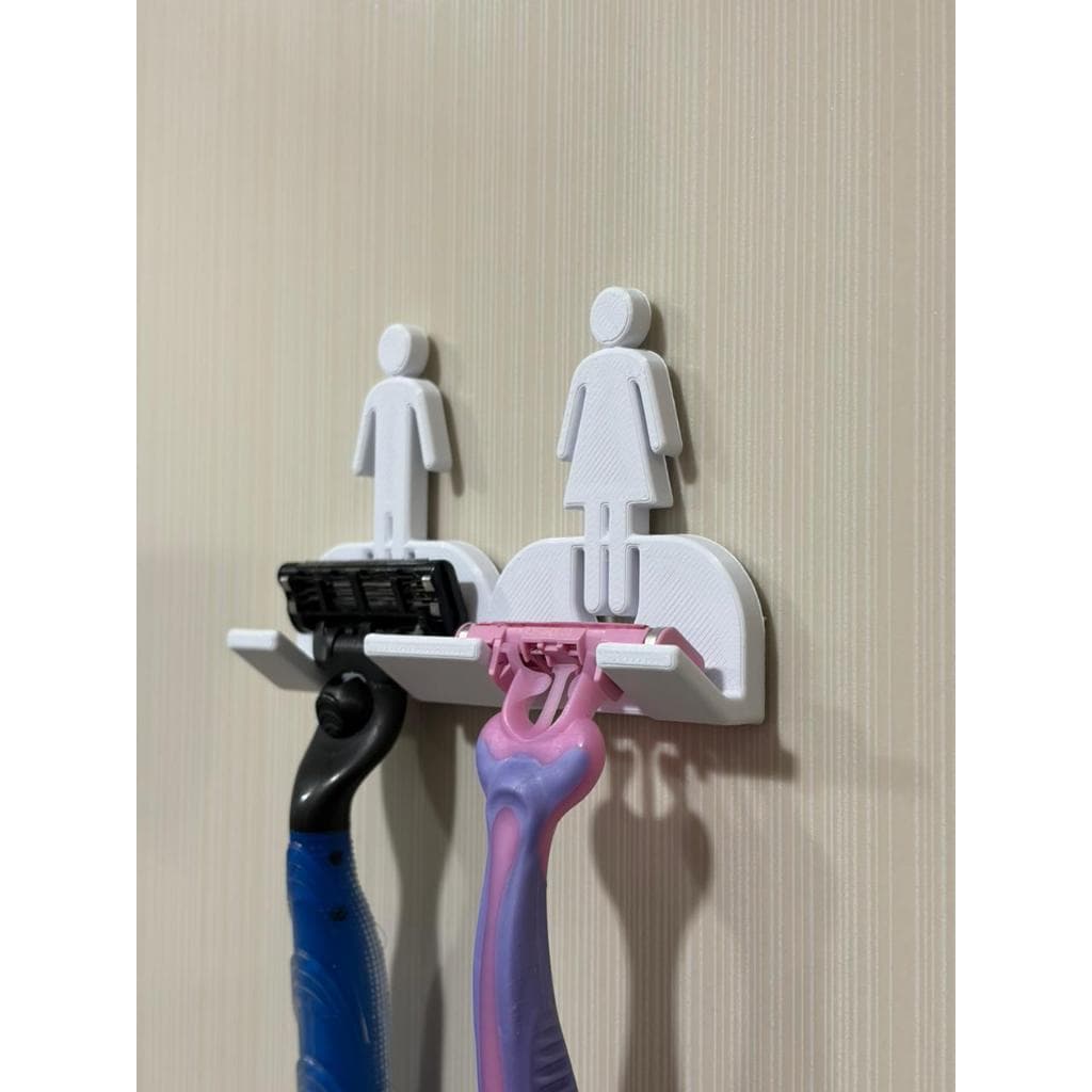 Suporte para Gilete de Parede Organizador de Lâminas para Banheiro