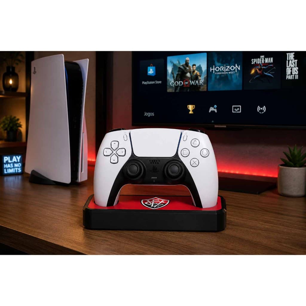 Suporte para Controle PS5 e PS4 Tema VITÓRIA