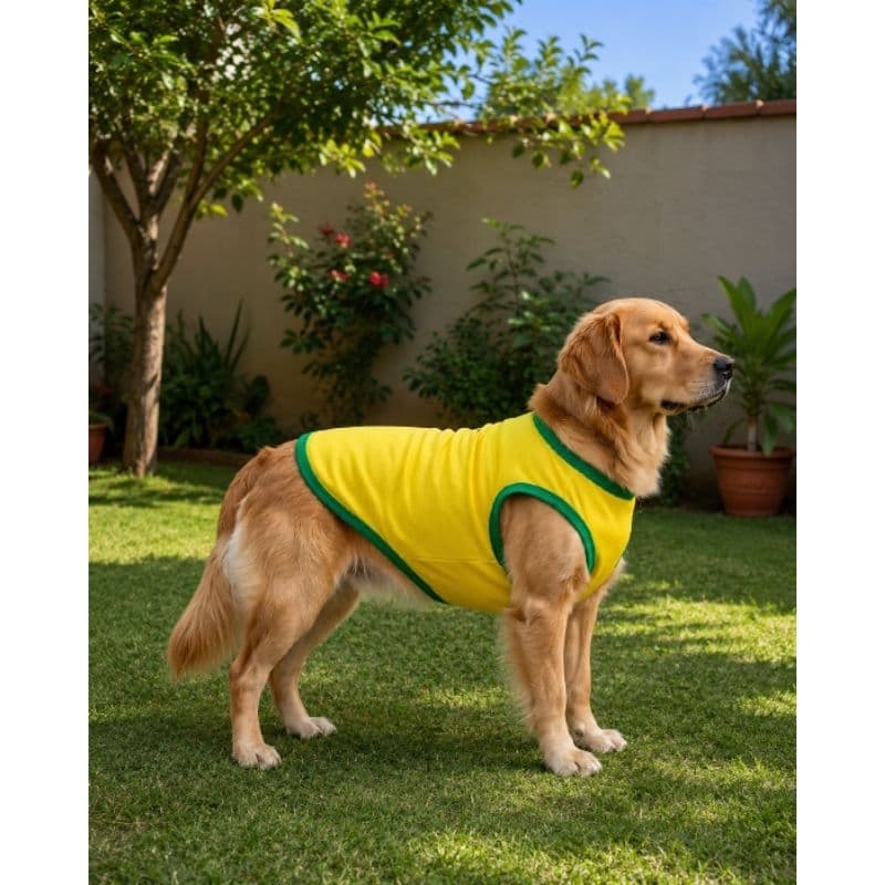 Roupa pet copa Brasil