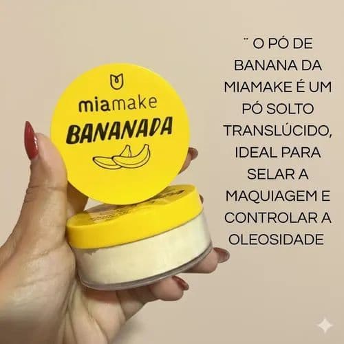 Pó de banana Face Beautiful Profissional- Power Maquiagem