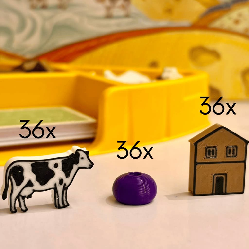 Fromage - Kit Upgrade + Insert de jogo - Edição Ludofun - Board Game - Organização do Jogo