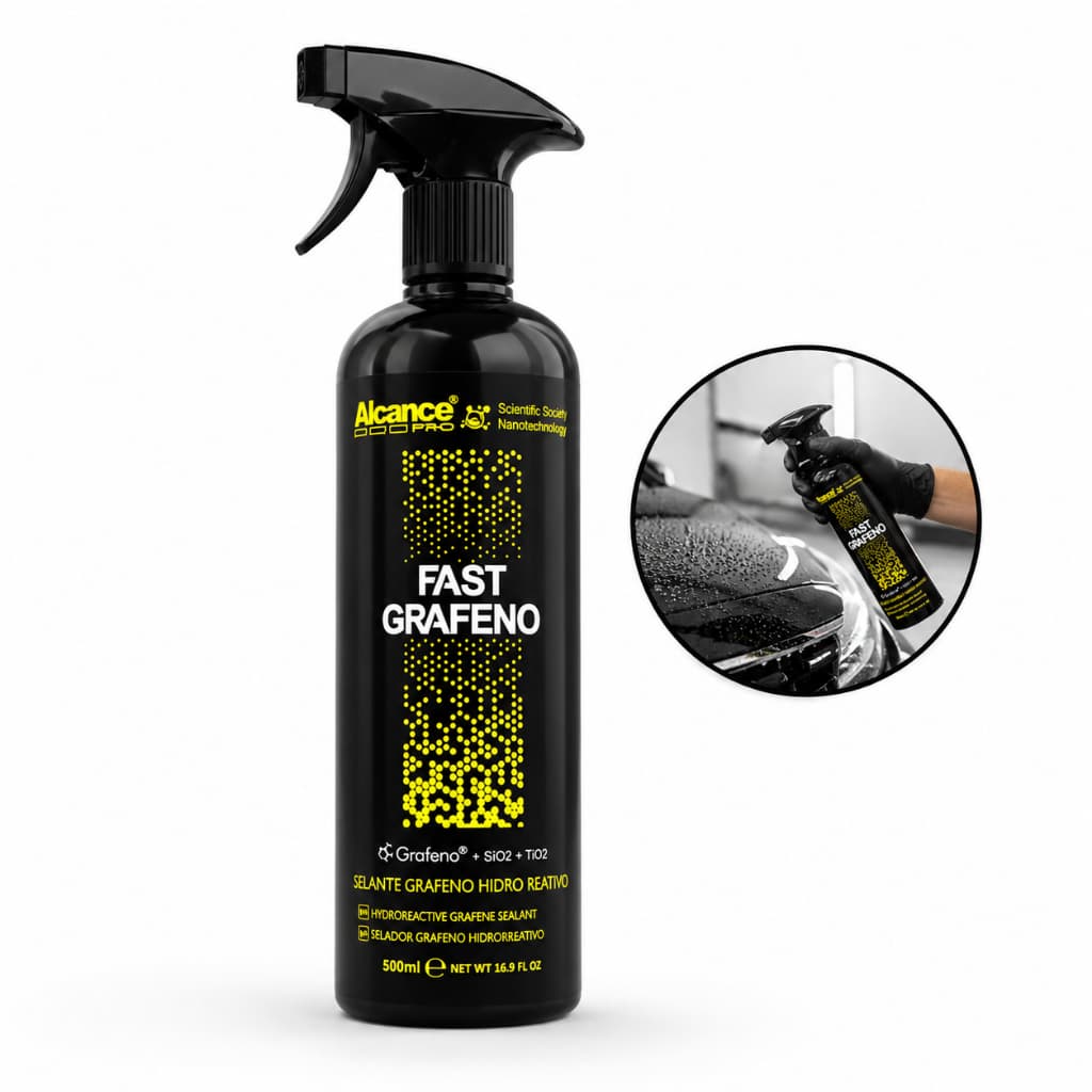 Cera Liquida Selante Hidro Reativo Alto brilho Toque Liso - Fast Grafeno 500ml Alcance