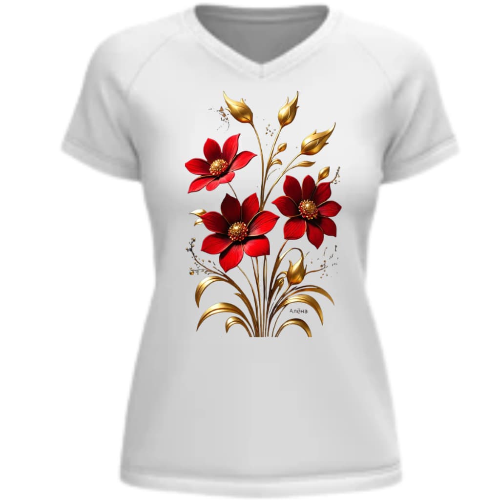CAMISETA FEMININA BABY LOOK, P-M-G-GG, ESTAMPA FLORAL.