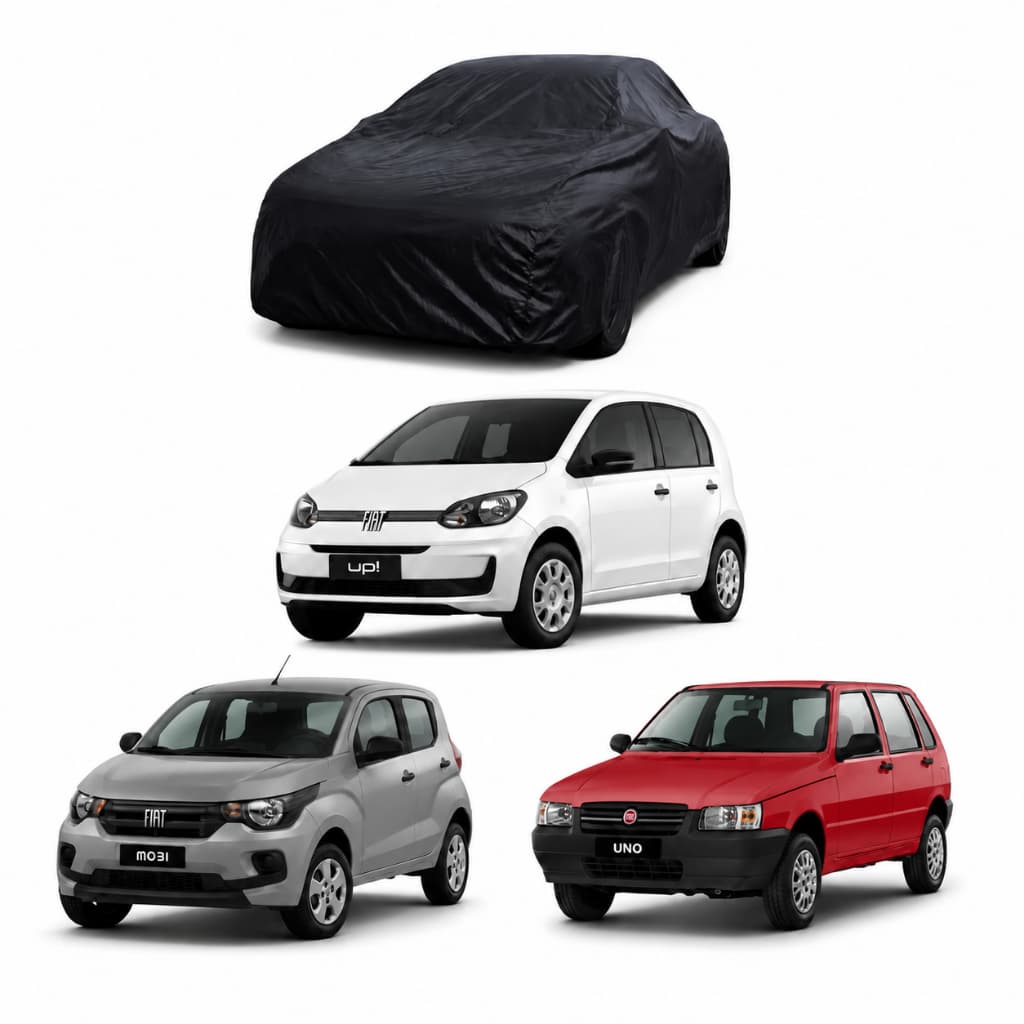 Capa Cobrir Proteção Carro 100% Forrada Impermeável Couro Anti Gato P M G GG