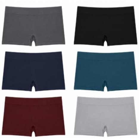 Kit 3 Cuecas Boxer Masculinas Sem Costura Cores Sortidas
