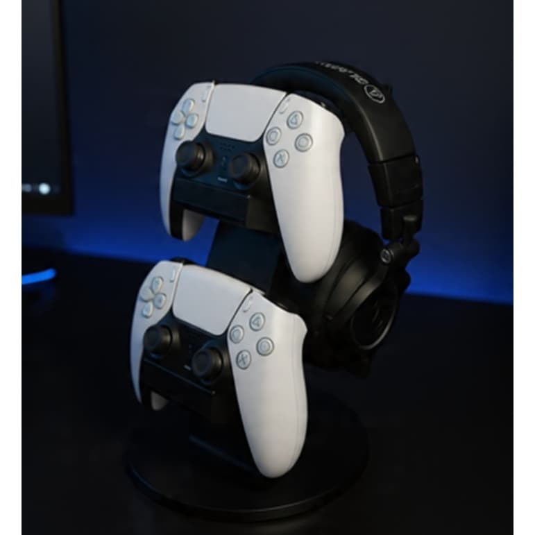 Suporte Minimalista Para Controle | Base Mesa Gamer | Preto Branco Azul Verde | Domora 3D