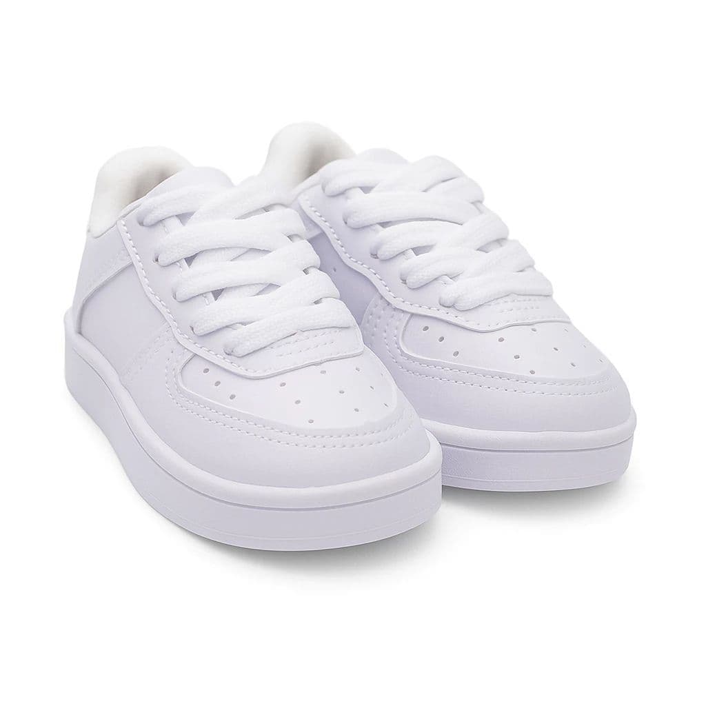 Tênis Branco para Bebê e Infantil: Conforto Estilo do 18 ao 33, Ideal para Todas as Idades!