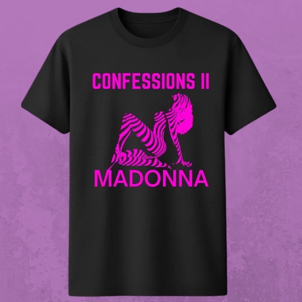 Camiseta T-shirt Madonna Confessions II Unissex Algodão