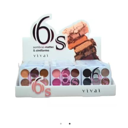 Paleta De Sombras Matte E Cintilante 6s Vivai