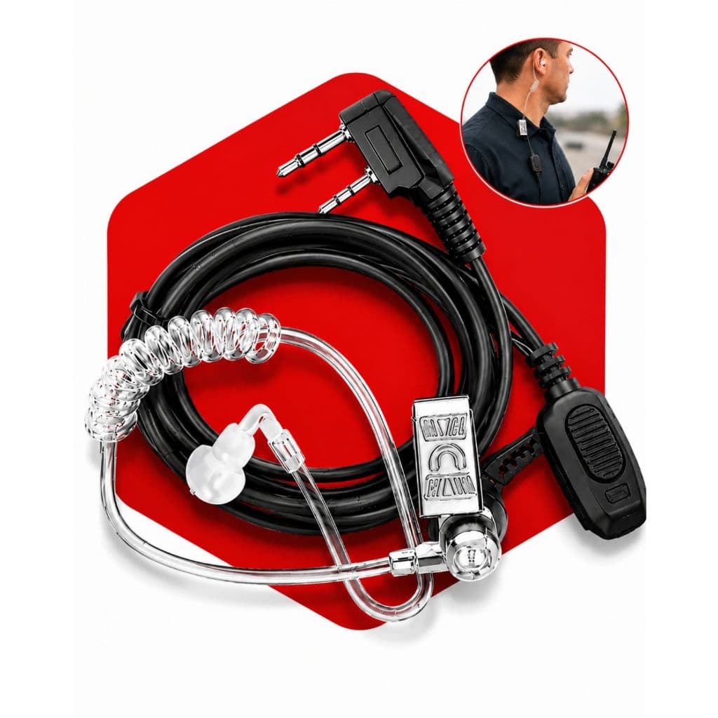 Fone De Ouvido Silicone Radio Comunicador Baofeng 777s Uv5r