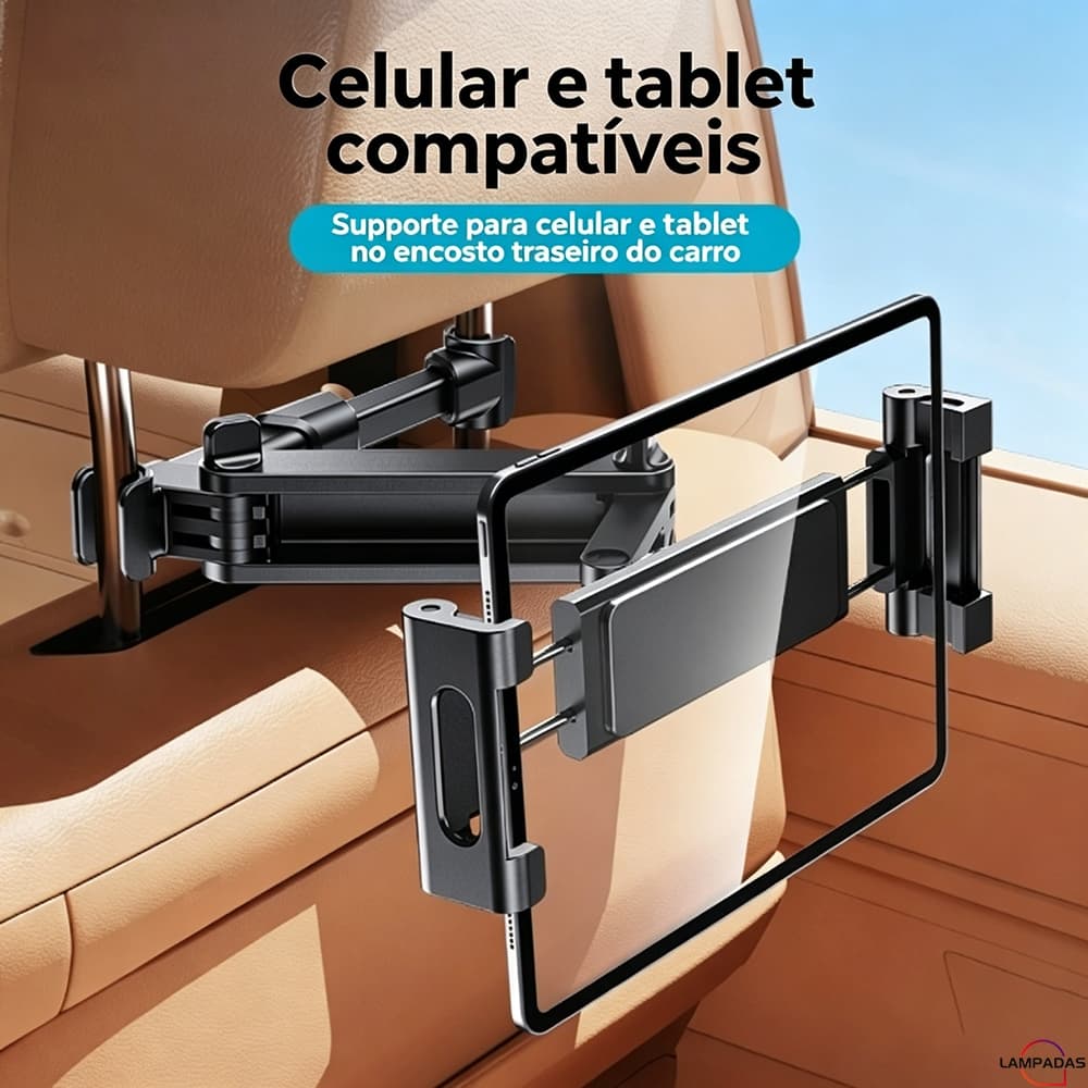Suporte De Celular Para Telescópica Traseira Do Carro Travesseiro Suporte Telefone Tablet De Assento Encosto