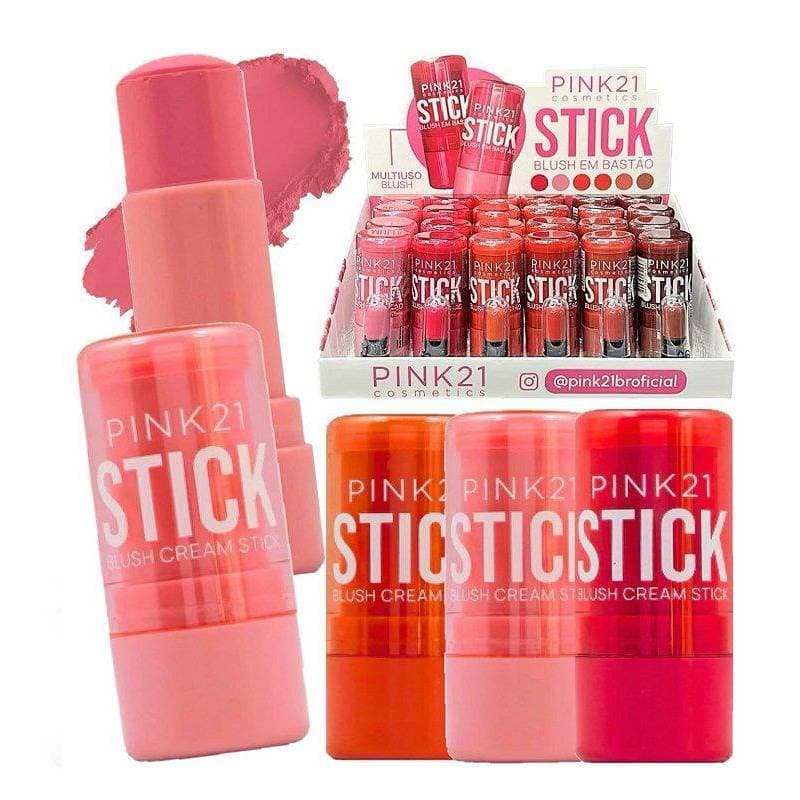 Stick Blush em Bastão da Pink 21BLUSH-STICK-