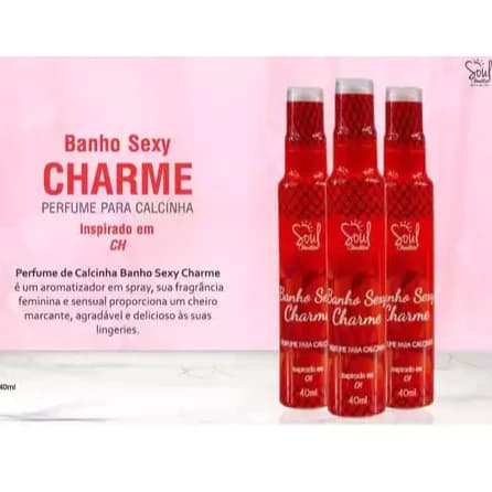 Perfume Íntimo Feminino Soul Cosméticos 40ml Fragrância Sensual Sedução Longa Duração