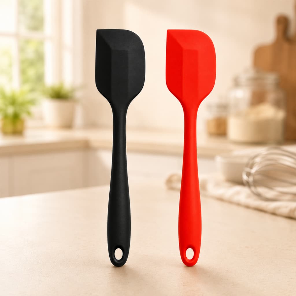 Espátulas Silicone Pão Duro 27cm Raspadora Premium Flexível Confeitaria Doces Utensílio Cozinha
