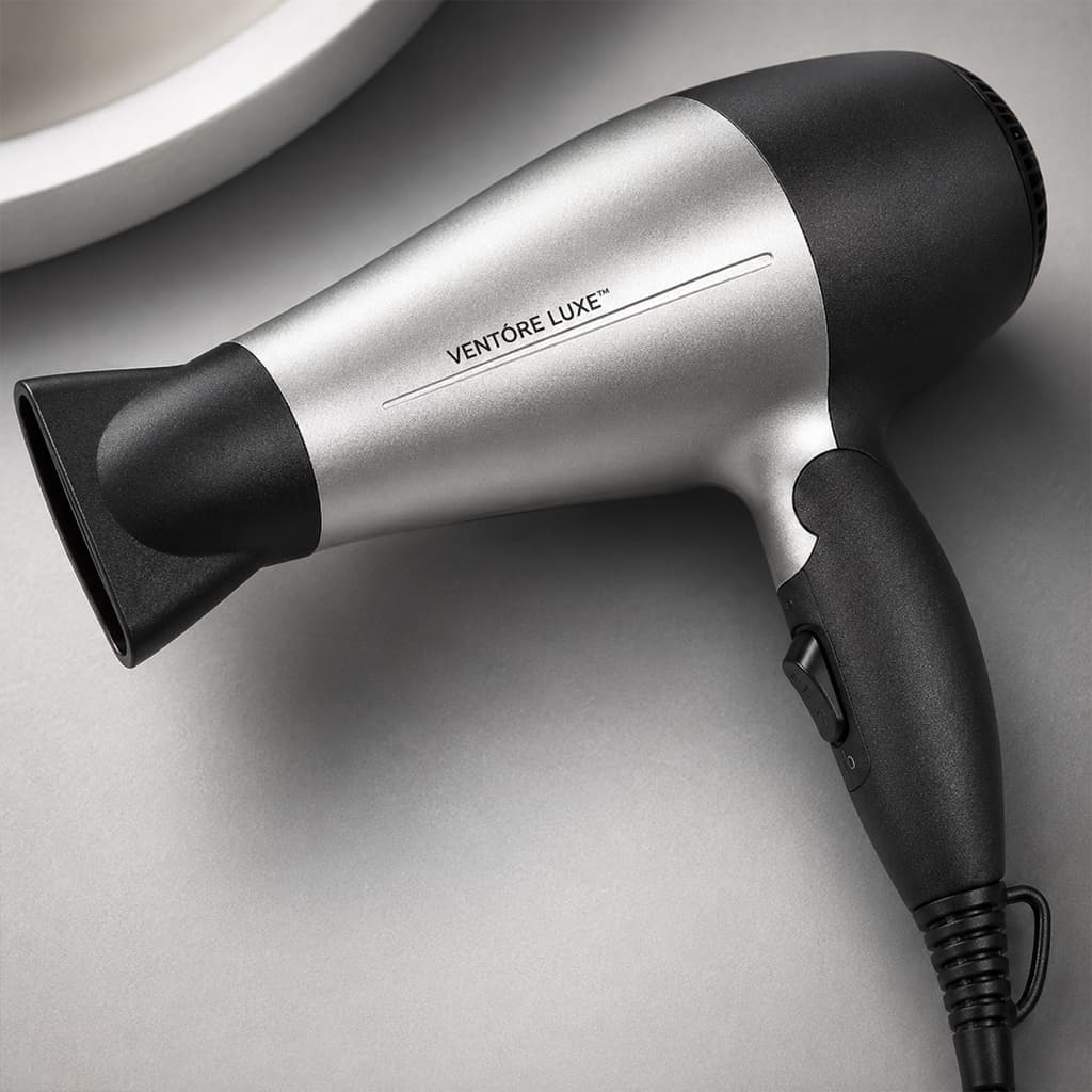 Secador De Cabelo Portátil 1200W Bivolt Compacto Profissional Potente Para Viagem Ventóre Luxe