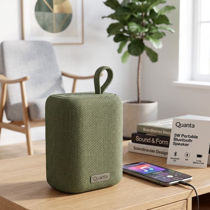 Caixa de Som Sem Fio Bluetooth Portátil Resistente Recarregável
