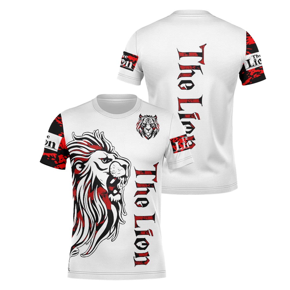 Camiseta Masculina DryFit Estampa Full Premium Lion Promoção