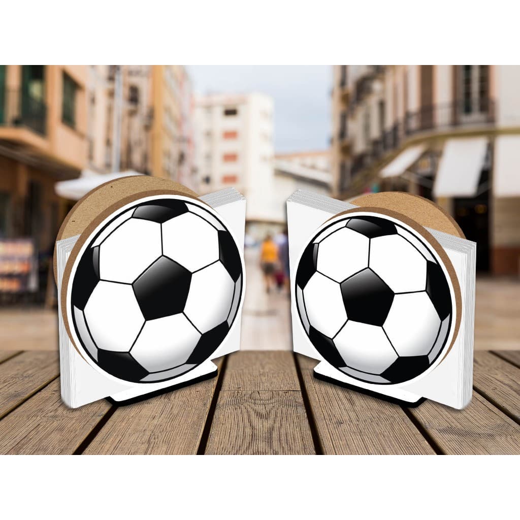Kit 10 Centro de Mesa Porta Guardanapo Bola de Futebol