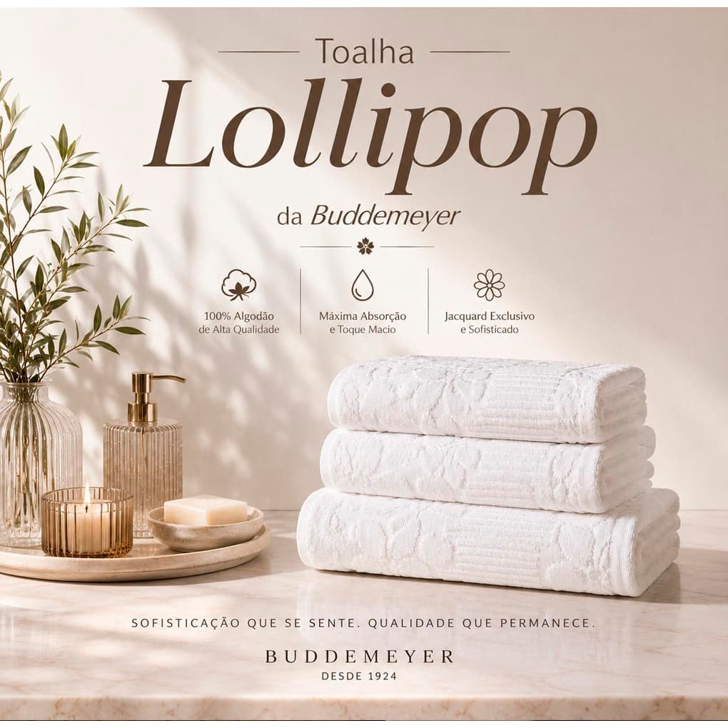 Kit Toalhas Banho Buddemeyer 4 Peças Lollipop