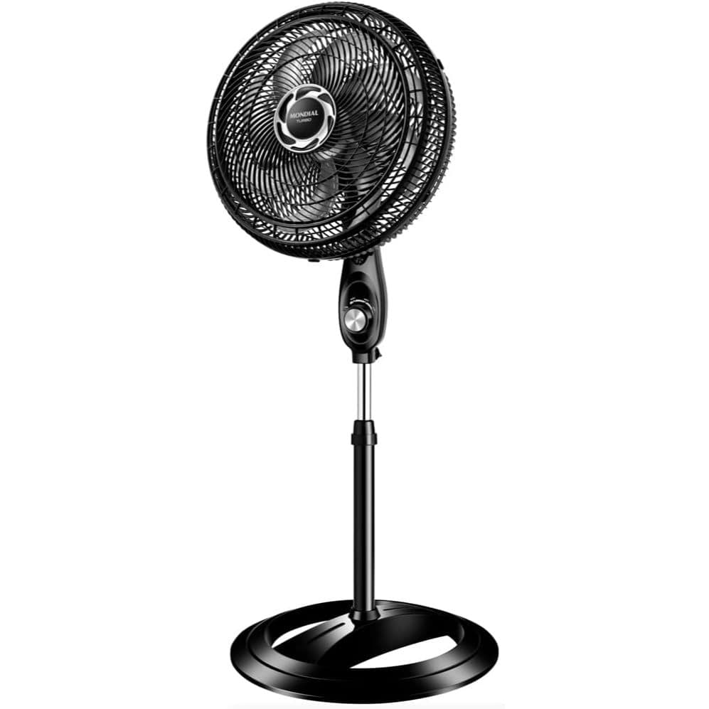 MONDIAL Ventilador de Coluna 40cm Turbo, Preto/Prata, 140W, 220V - NVT-40C-8P-B