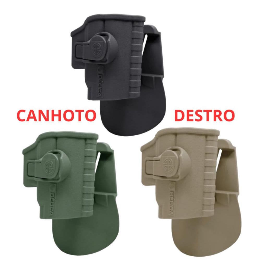 Coldre Tático Eagle PADDLE Engate rapido Cinto Perna coxa GX4 Carry .38 TPC -Taurus GX2 - Taurus TX9 - Taurus G2C