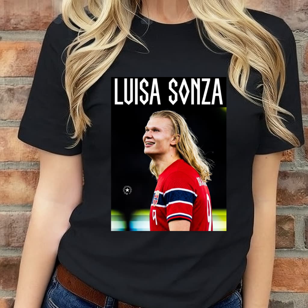 Camiseta Meme Camisa Luisa Haaland Souza 100% Algodão Lançamento