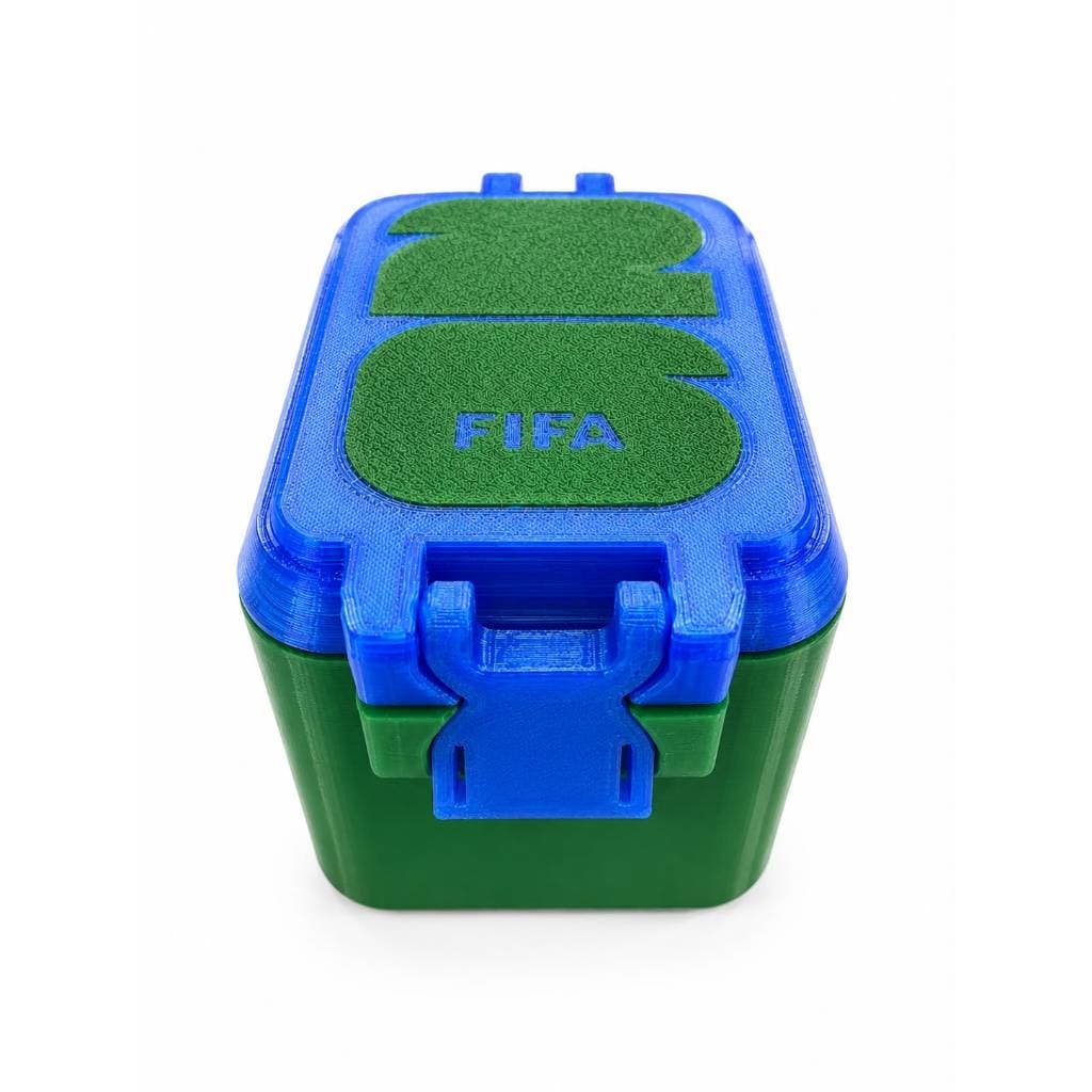 ORGANIZADOR DE FIGURINHAS MÉDIO F26 - AZUL E VERDE