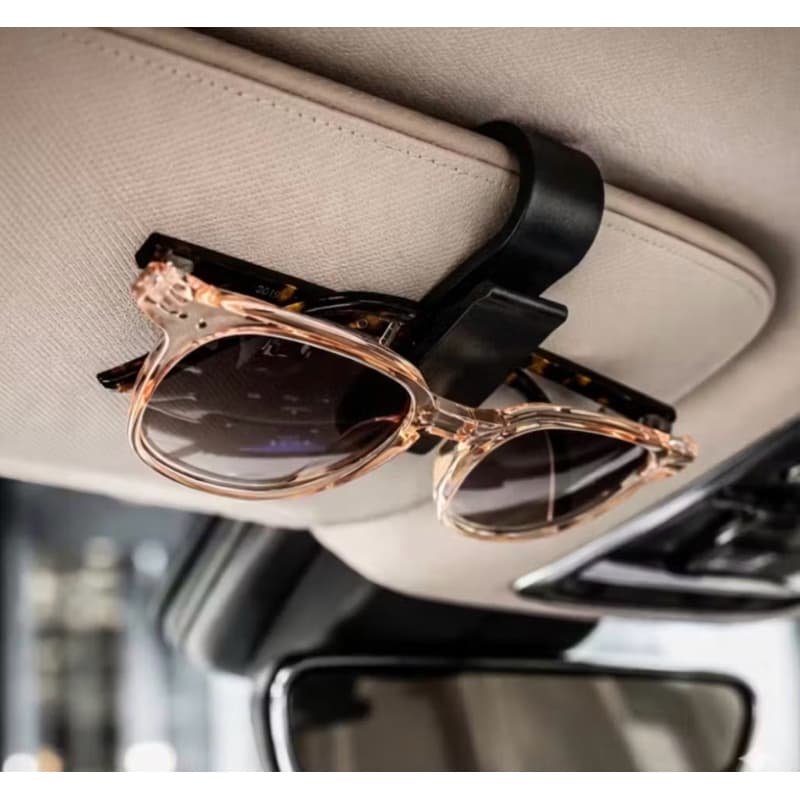 Suporte Porta Óculos Para Quebra Sol Carro Universal Porta Cartão Documento Organizador de veículo Acessório Veicular