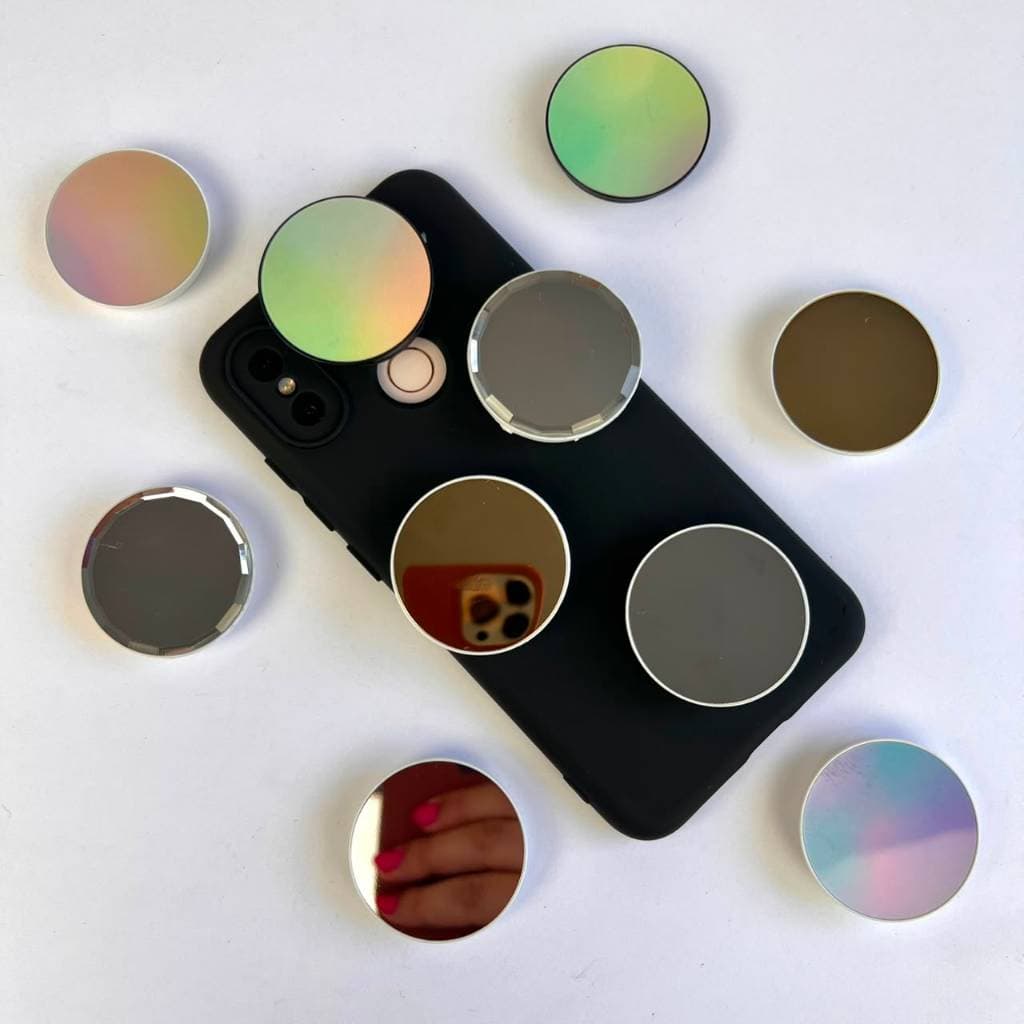 Suporte Espelhado / Suporte para Capinha / Pop Socket / Suporte / Pocket (V)