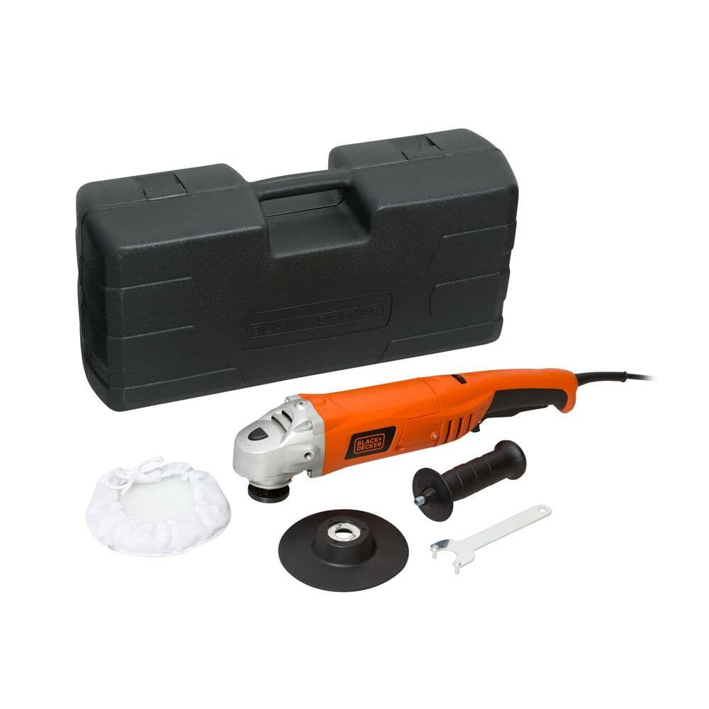 Politriz e Lixadeira BLACK+DECKER WP1500K 180mm 1.300W Com Maleta 110 V e 220V