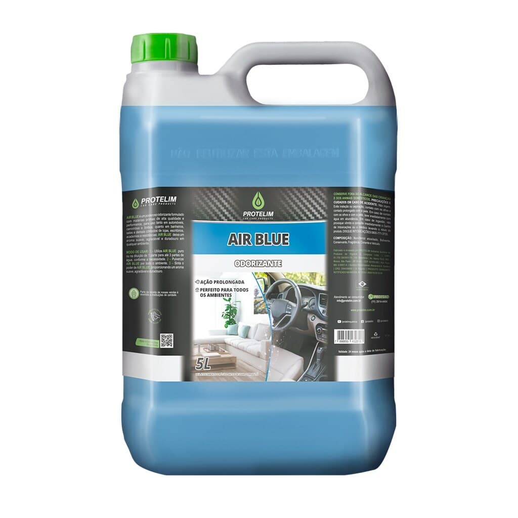 Cheirinho Odorizante para Carro Casa Banheiro Quarto Escritório e Academia AIR BLUE 5 LITROS PROTELIM
