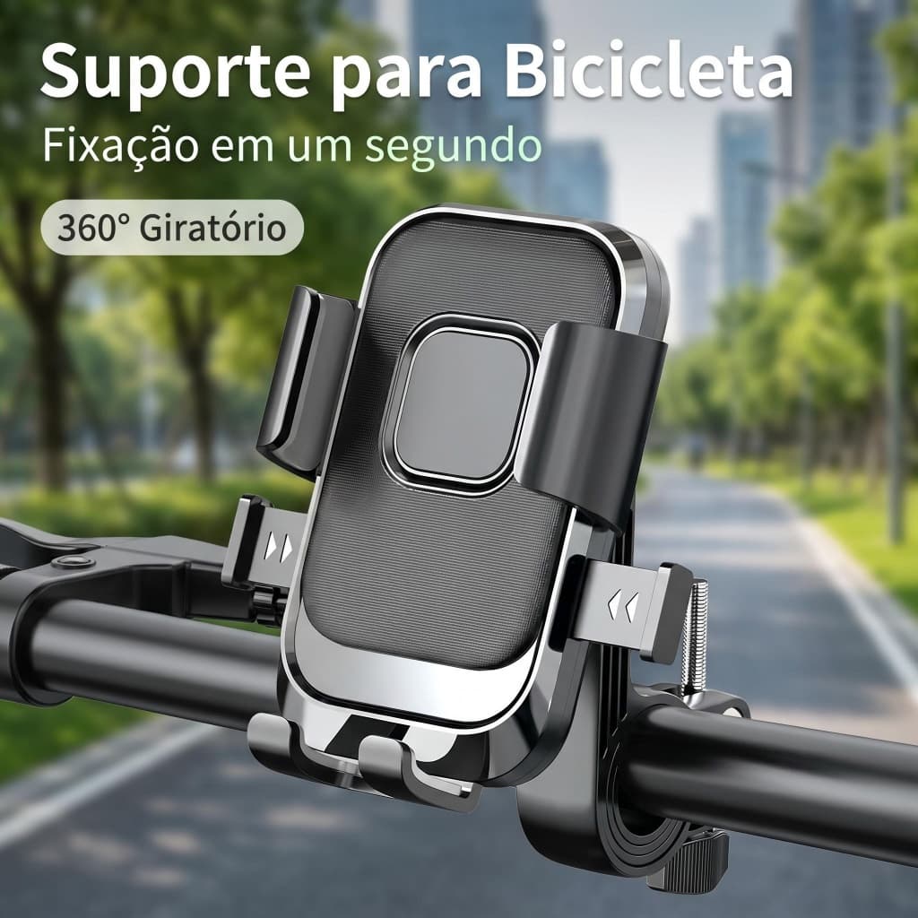 Suporte Celular Anti Vibração para Bicicleta e Moto