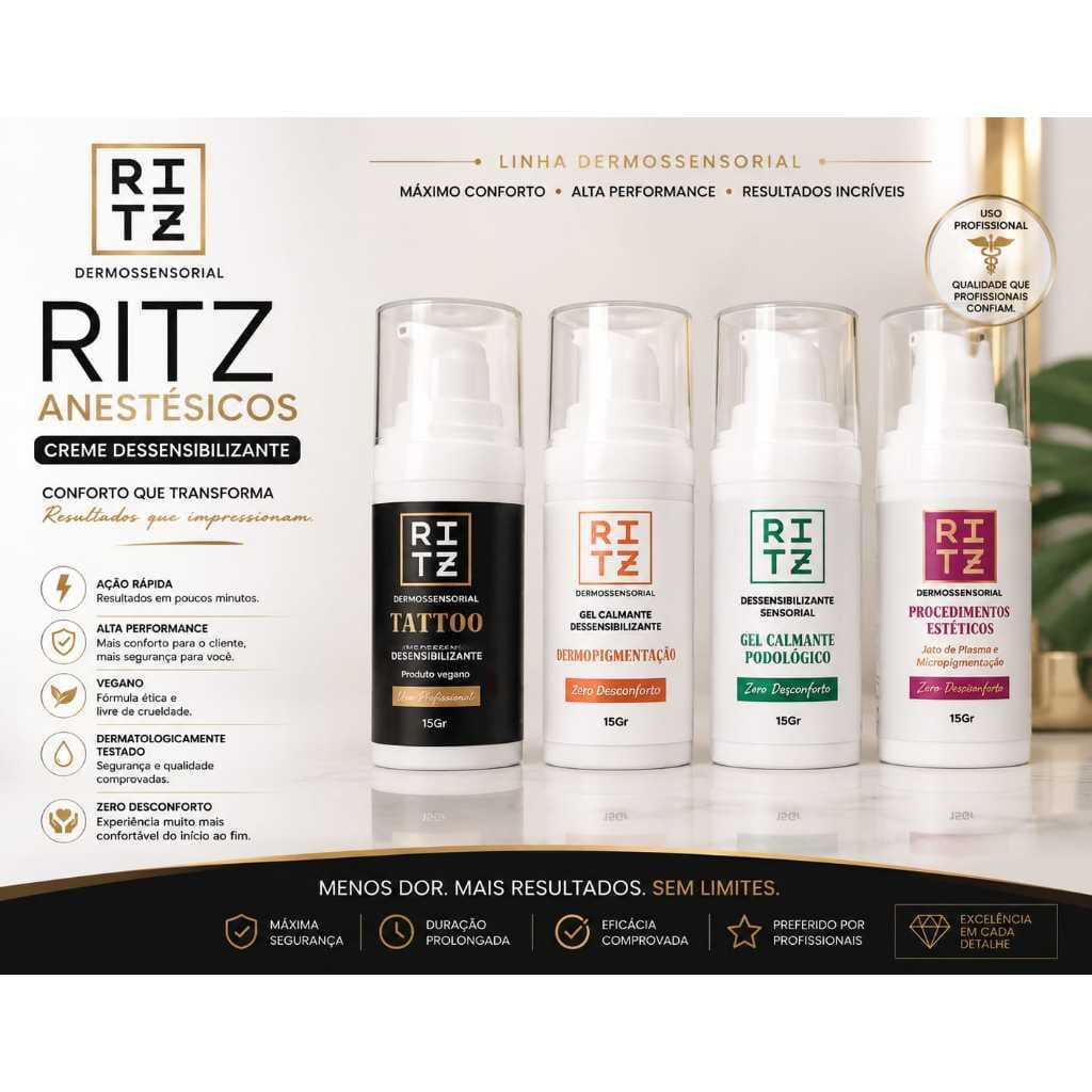 KIT DESSENSIBILIZANTE (TATTOO, DERMOPIGMENTAÇÃO, GEL PODÓLOGO e PROCEDIMENTOS ESTETICOS)