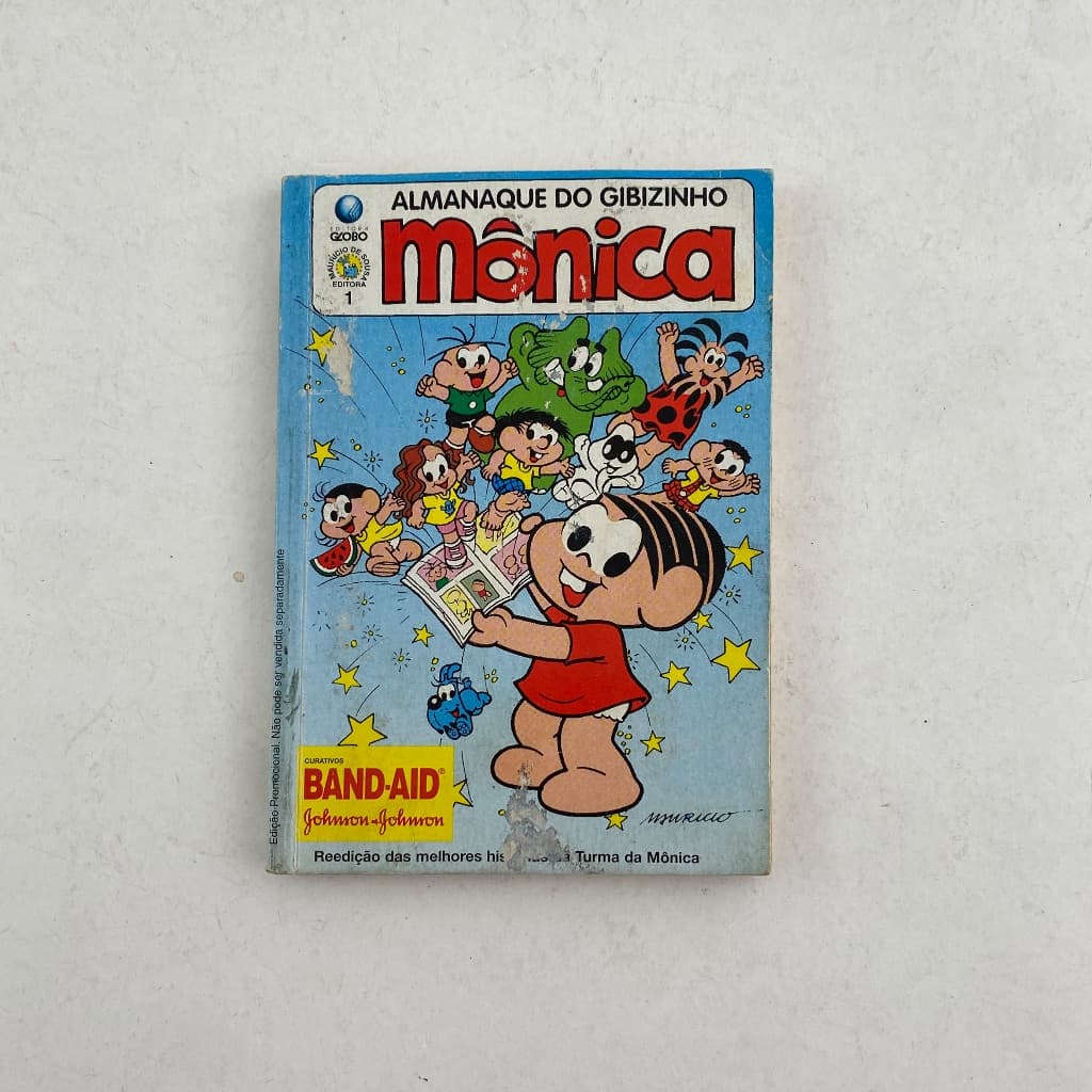 Almanaque Gibizinho Mônica nr 1, pequeno gibi promocional