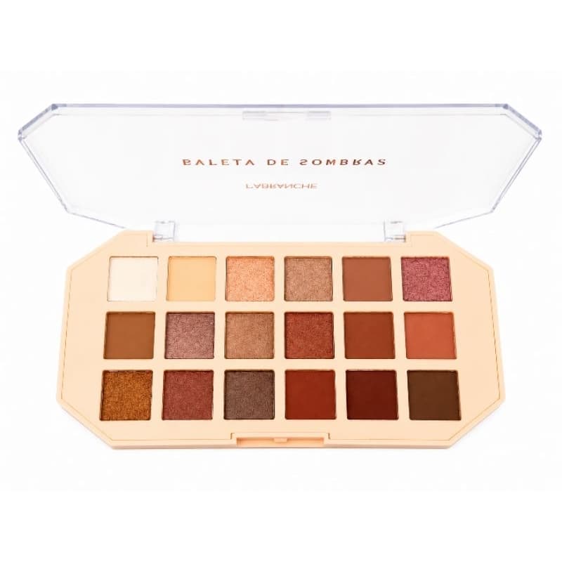 Paleta de Sombras com 18 Cores - Paleta de Sombras Cores Neutras e Cintilantes - Labranche