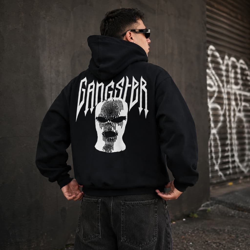 Blusa de Frio Moletom Masculino Gangster Algodão Unissex