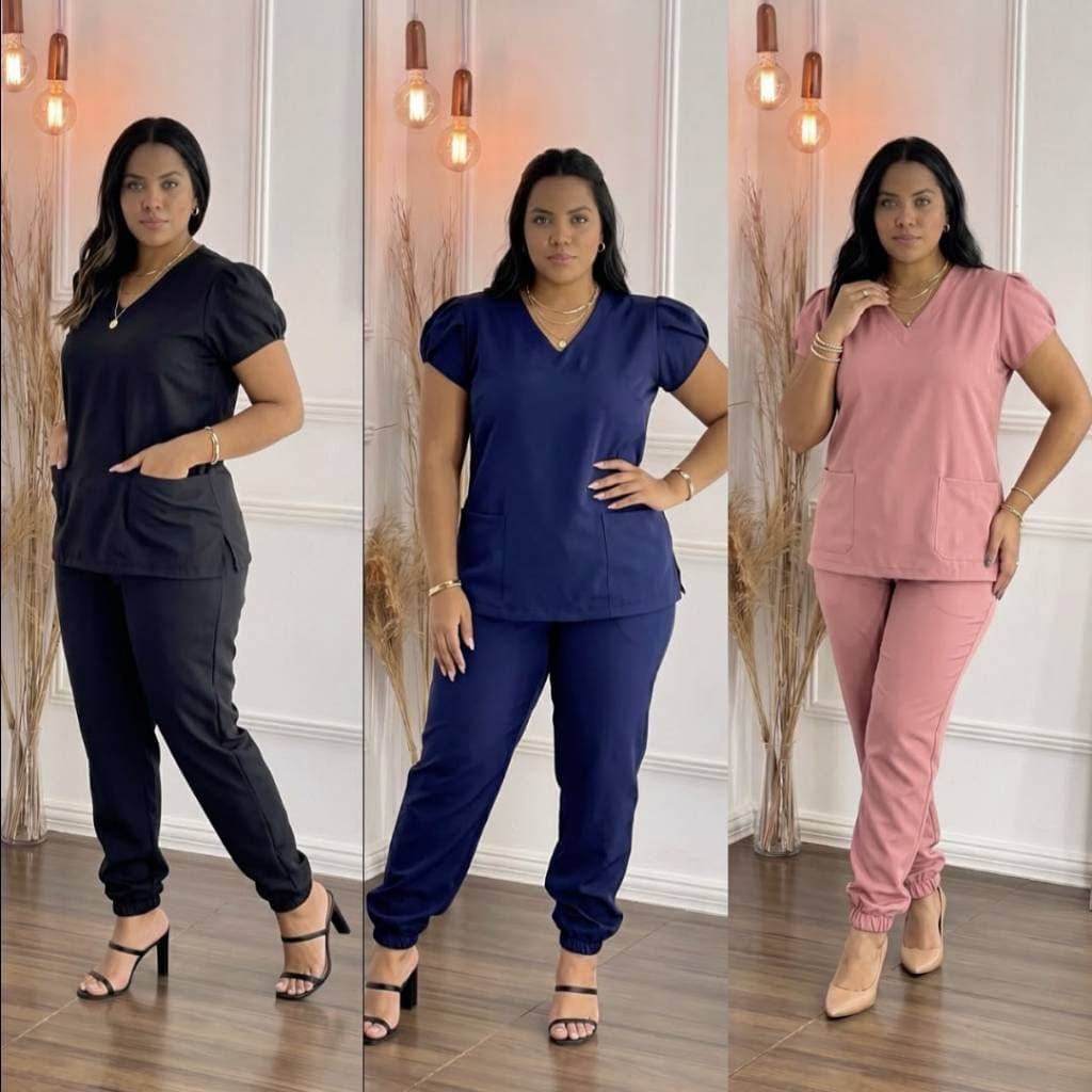 Pijama Cirurgico Scrub Feminino Plus size Alfaiataria