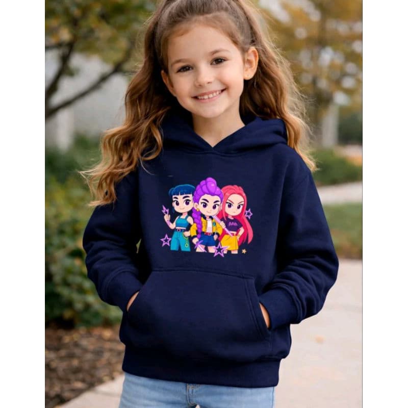 BLUSA DE FRIO EM MOLETOM ABRIGO QUENTINHO GUERREIRAS DO K-POP