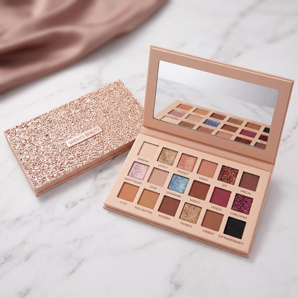 Paleta De Sombras Com 18 Cores - Sarah's Beauty