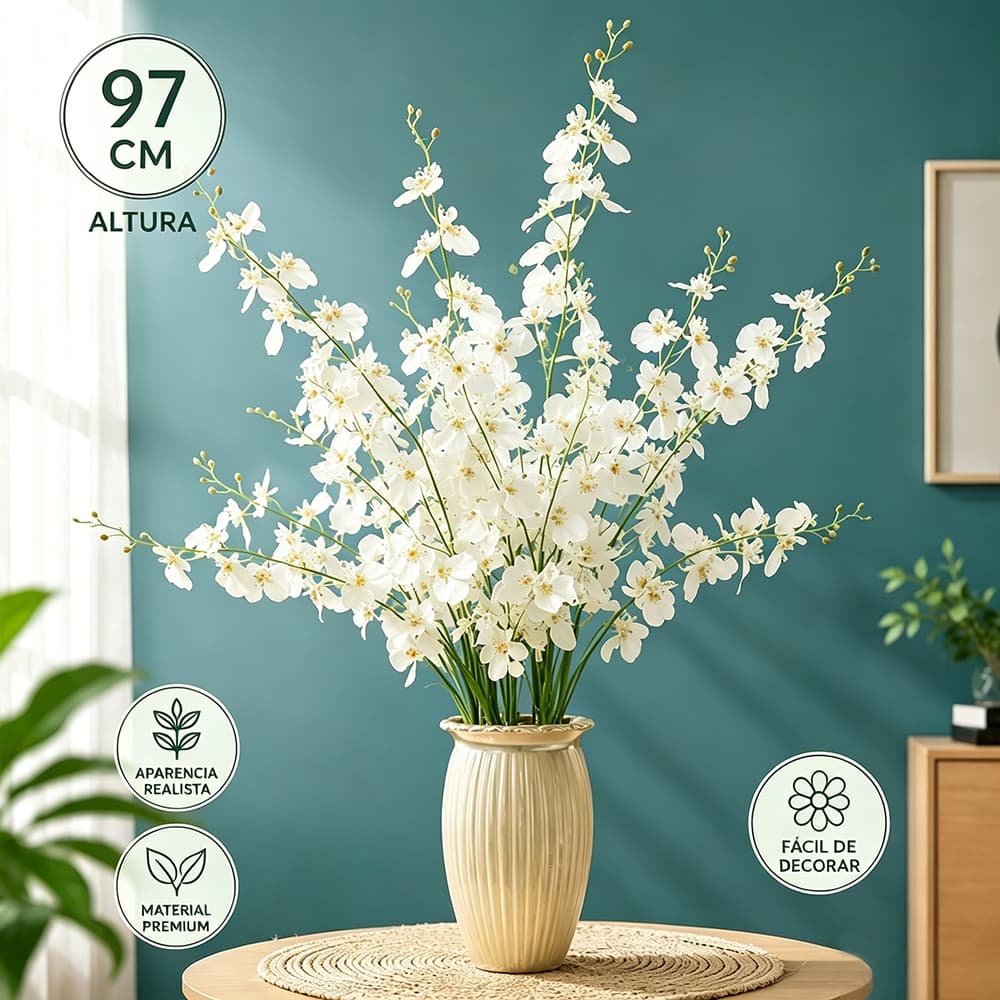 10 Ramos De Flor Artificial Cerejeira Flor De Pêssego Buquê De Pêssego Com Folhagem